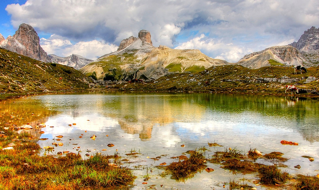 dolomites mountains italy free photo