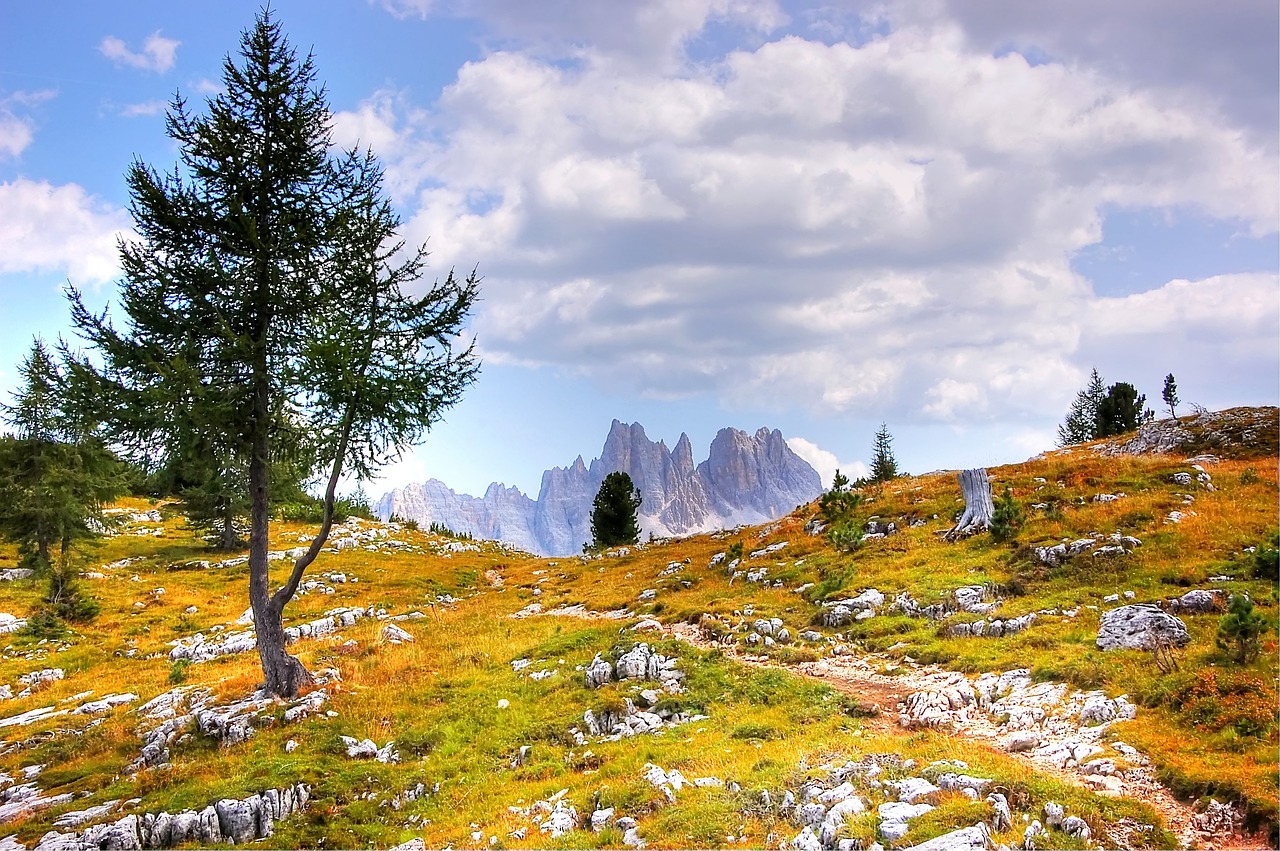 dolomites mountains italy free photo