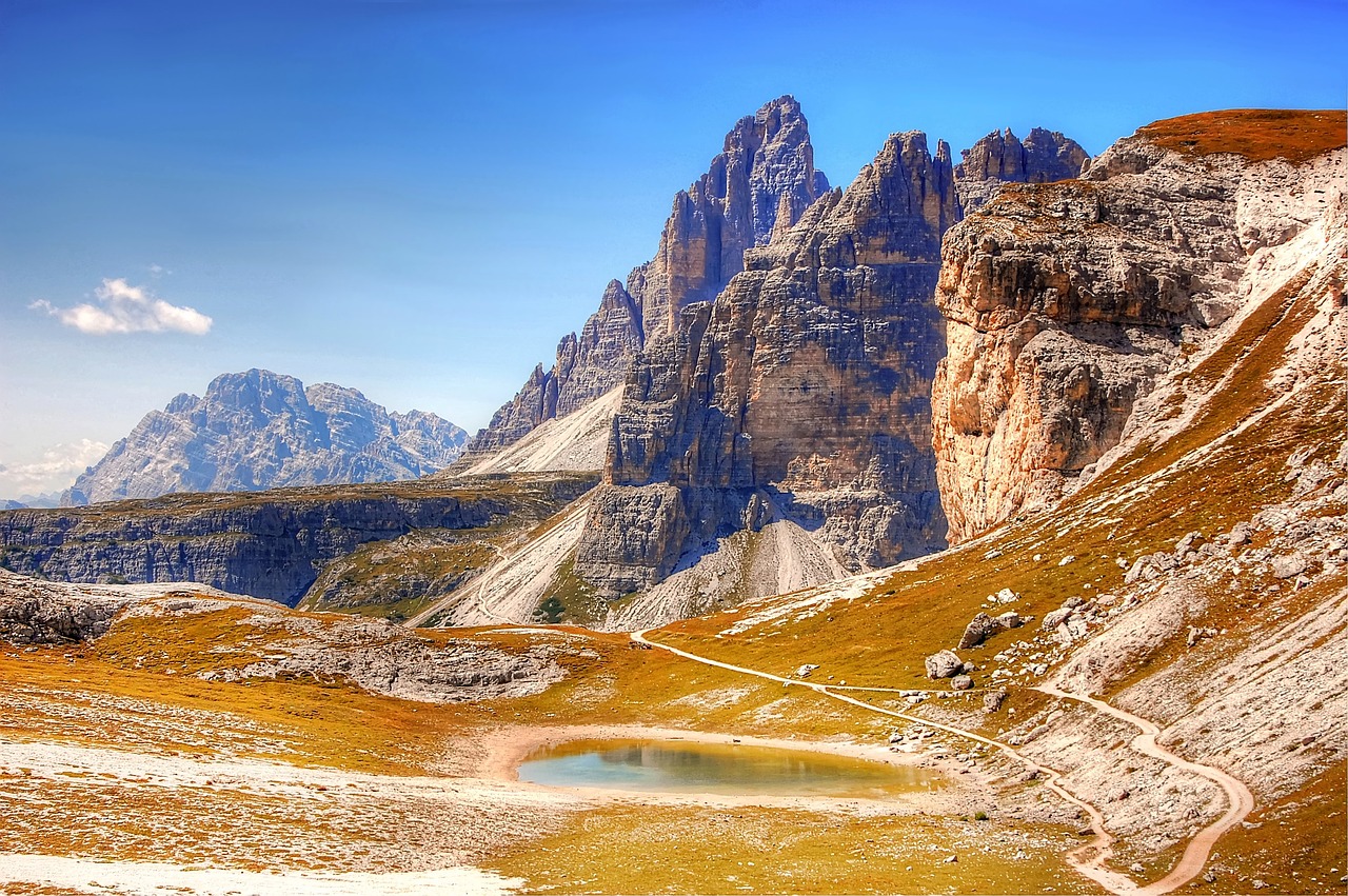 dolomites mountains italy free photo