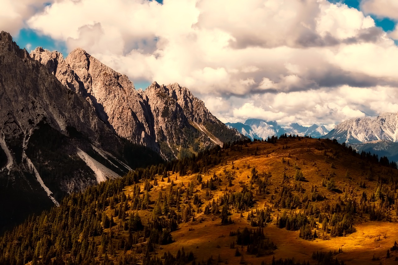 dolomites mountains italy free photo