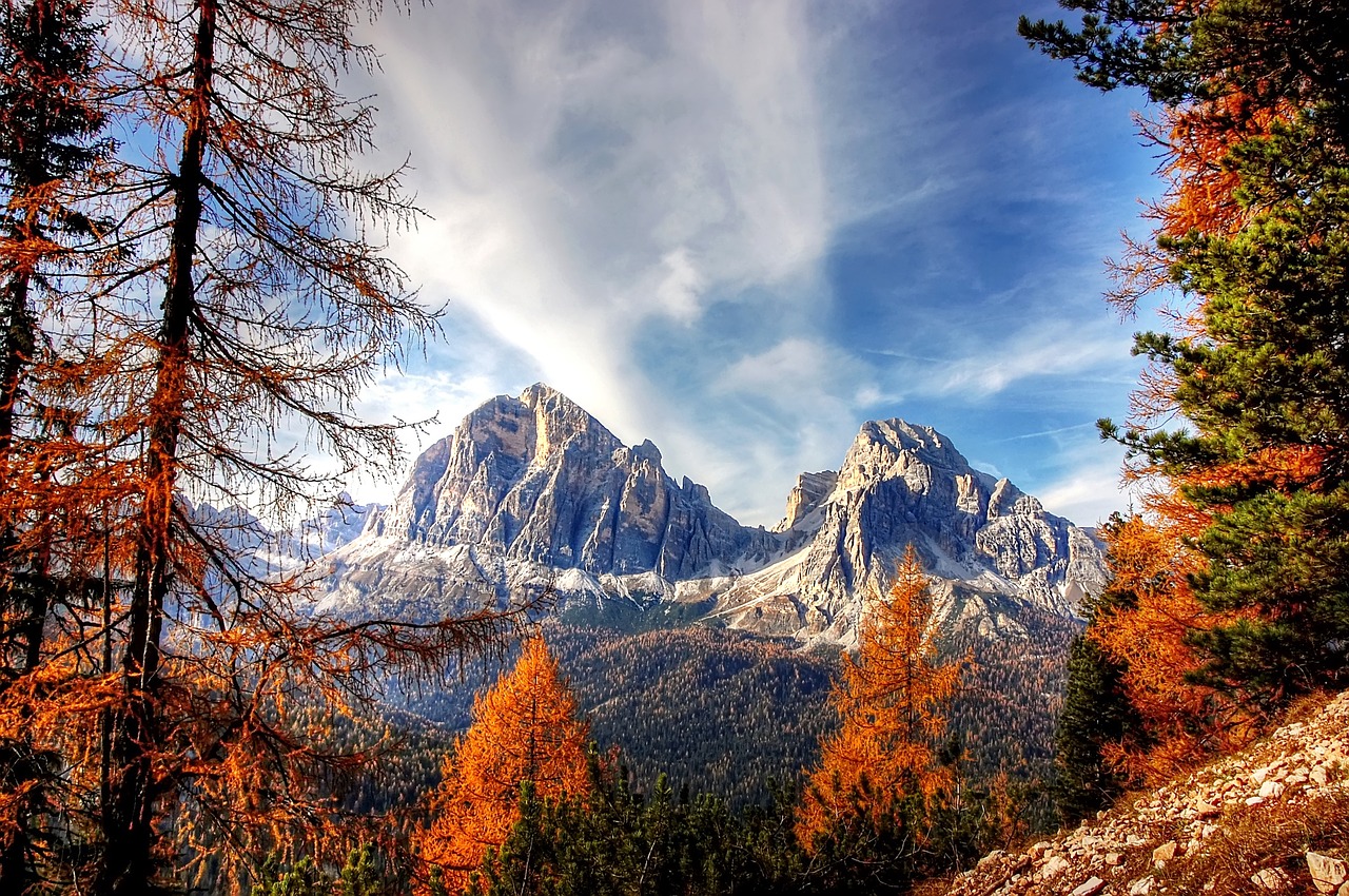 dolomites mountains italy free photo