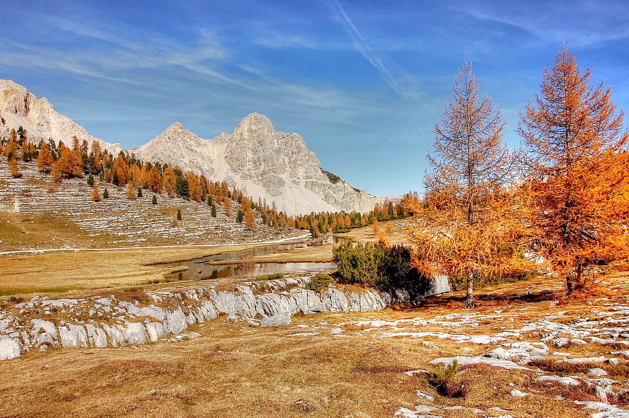 dolomites mountains fanes free photo