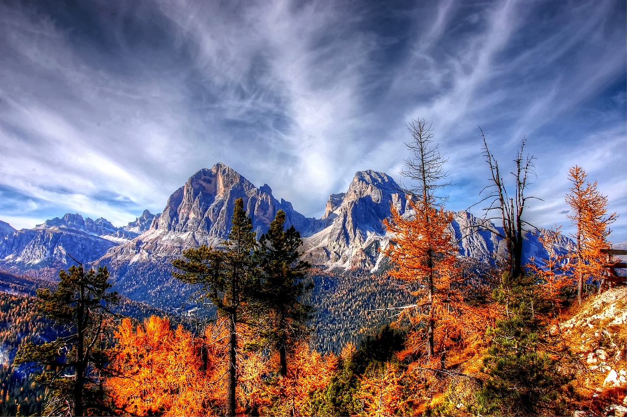 dolomites mountains italy free photo