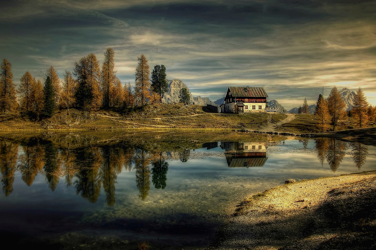 dolomites  lago federa  alpine free photo