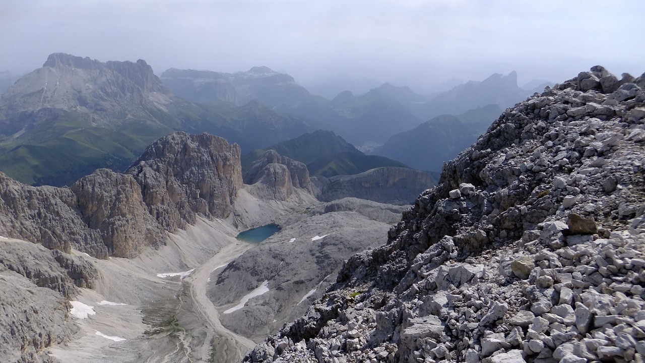 dolomites mountains rock free photo