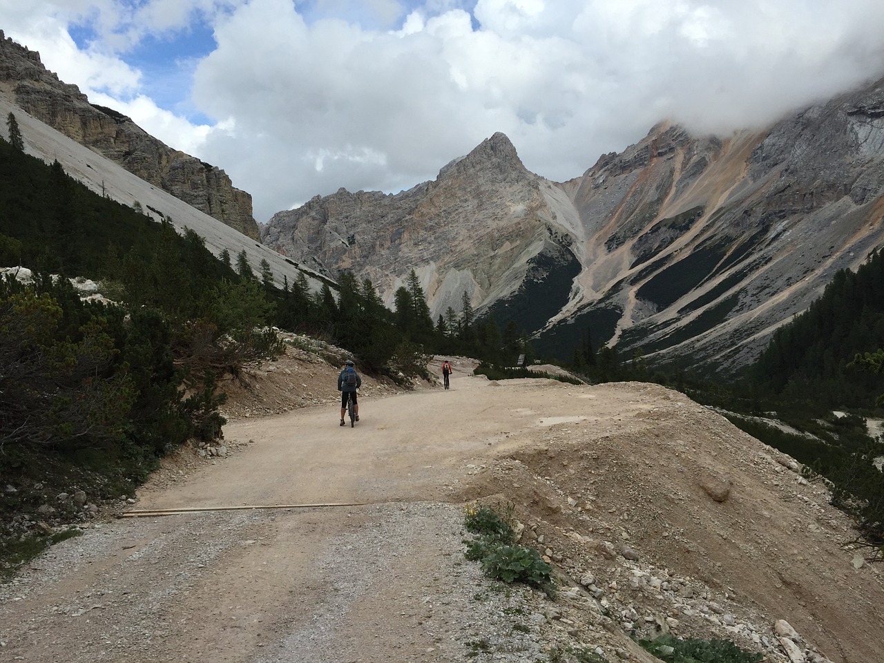 dolomites mountains landscape free photo