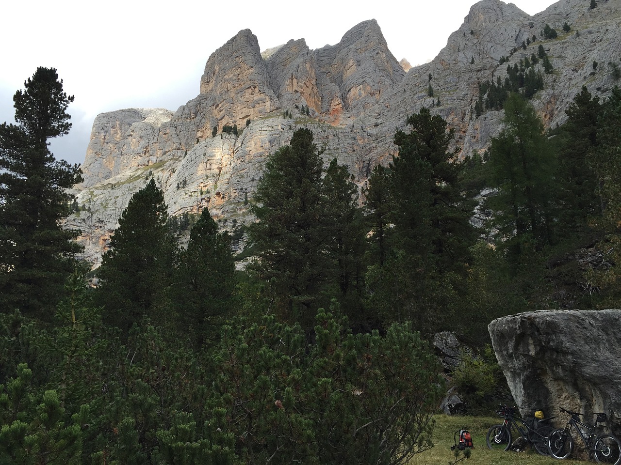 dolomites mountains landscape free photo