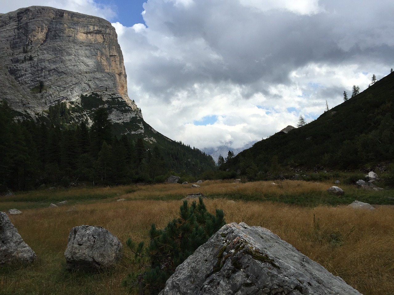 dolomites mountains landscape free photo