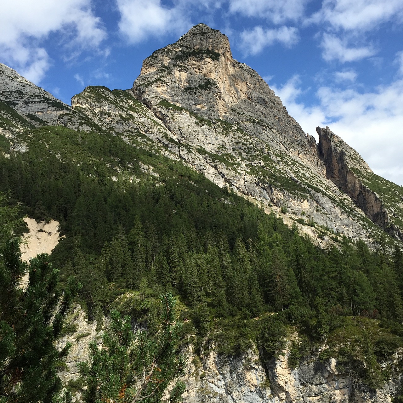 dolomites mountains landscape free photo