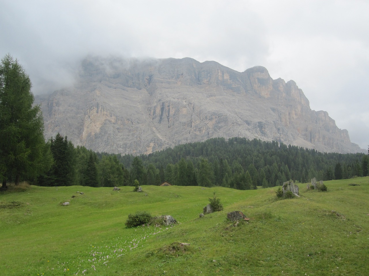 dolomites mountains landscape free photo