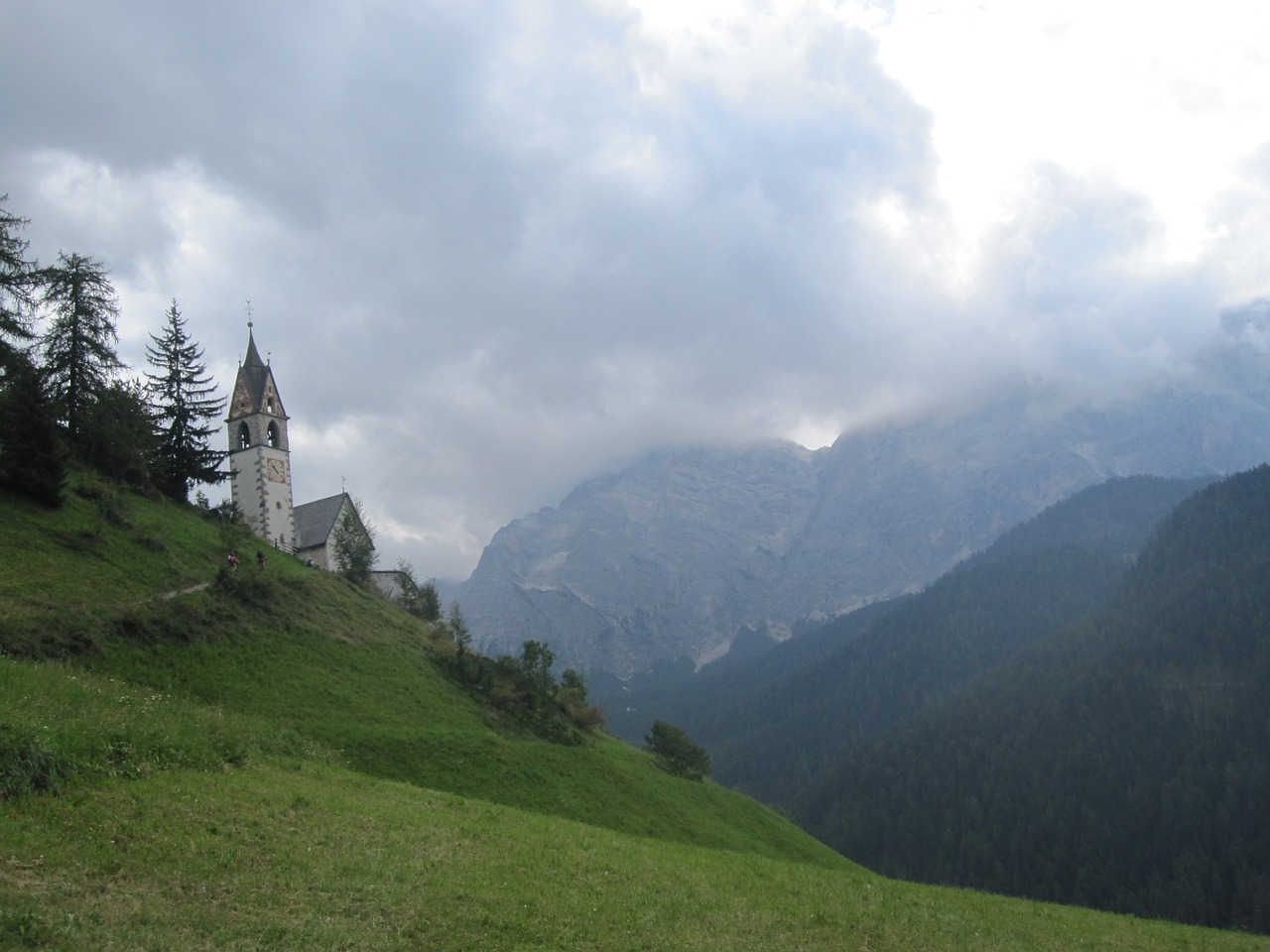 dolomites mountains landscape free photo