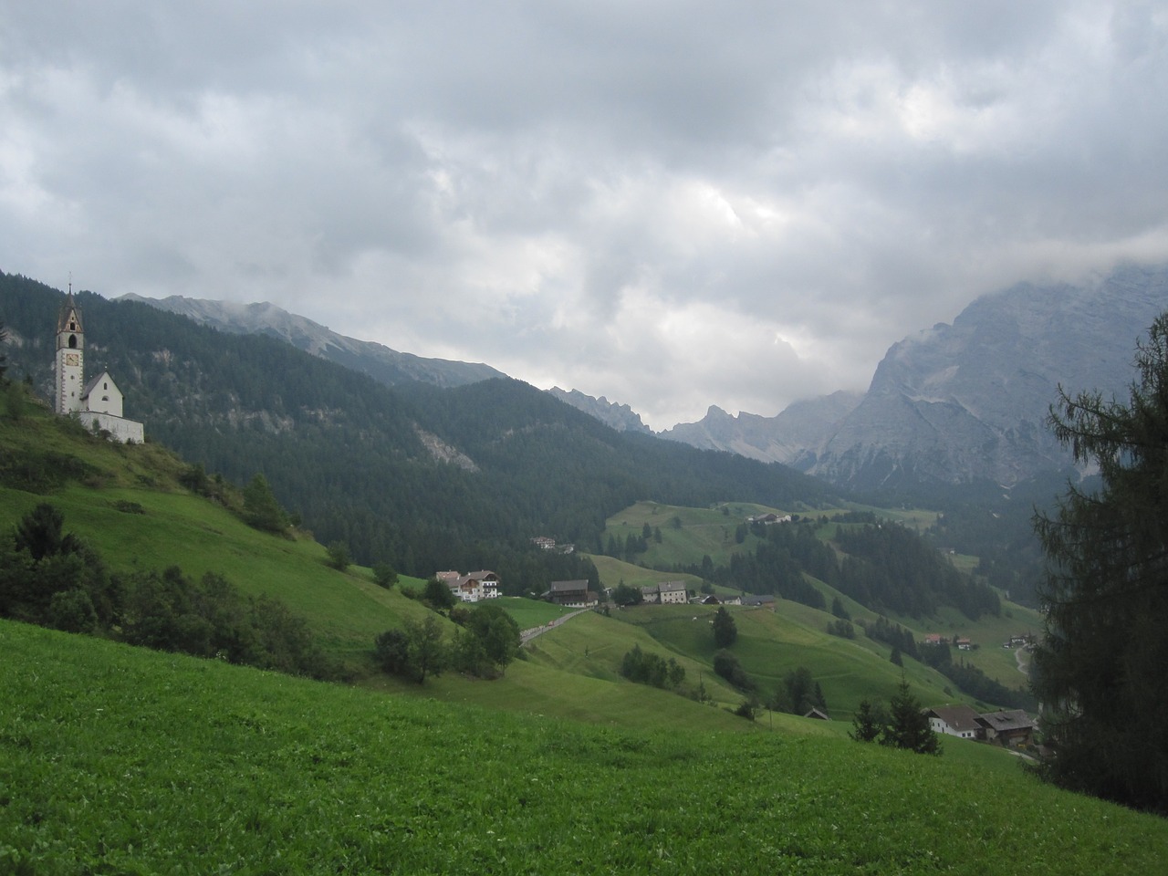 dolomites mountains landscape free photo