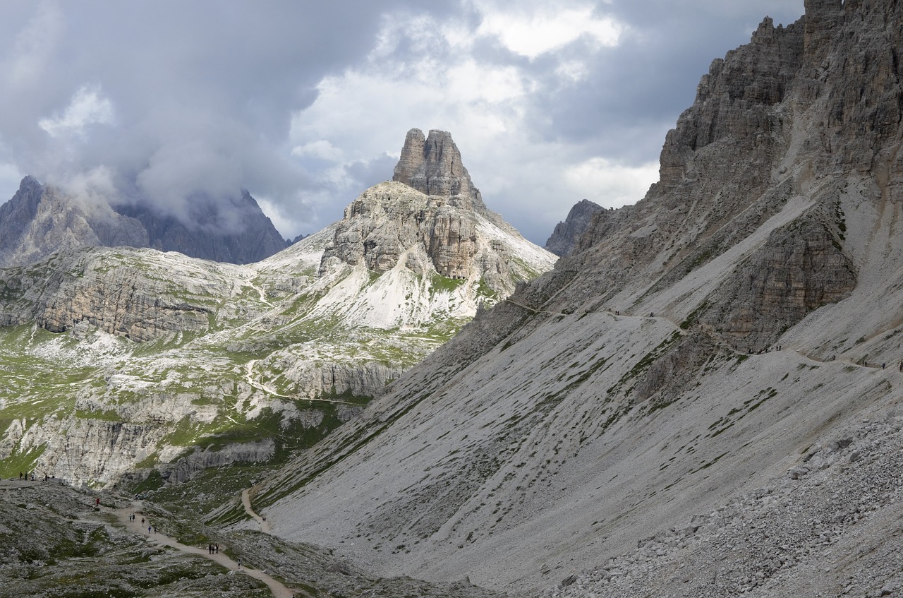 dolomty the alps italy free photo