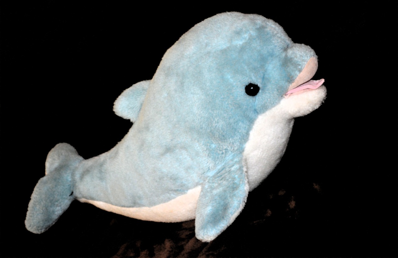 dolphin fish stuffed animal free photo