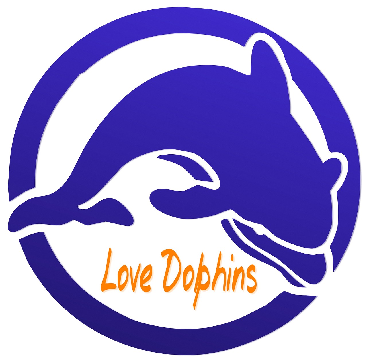 dolphin love conservation free photo