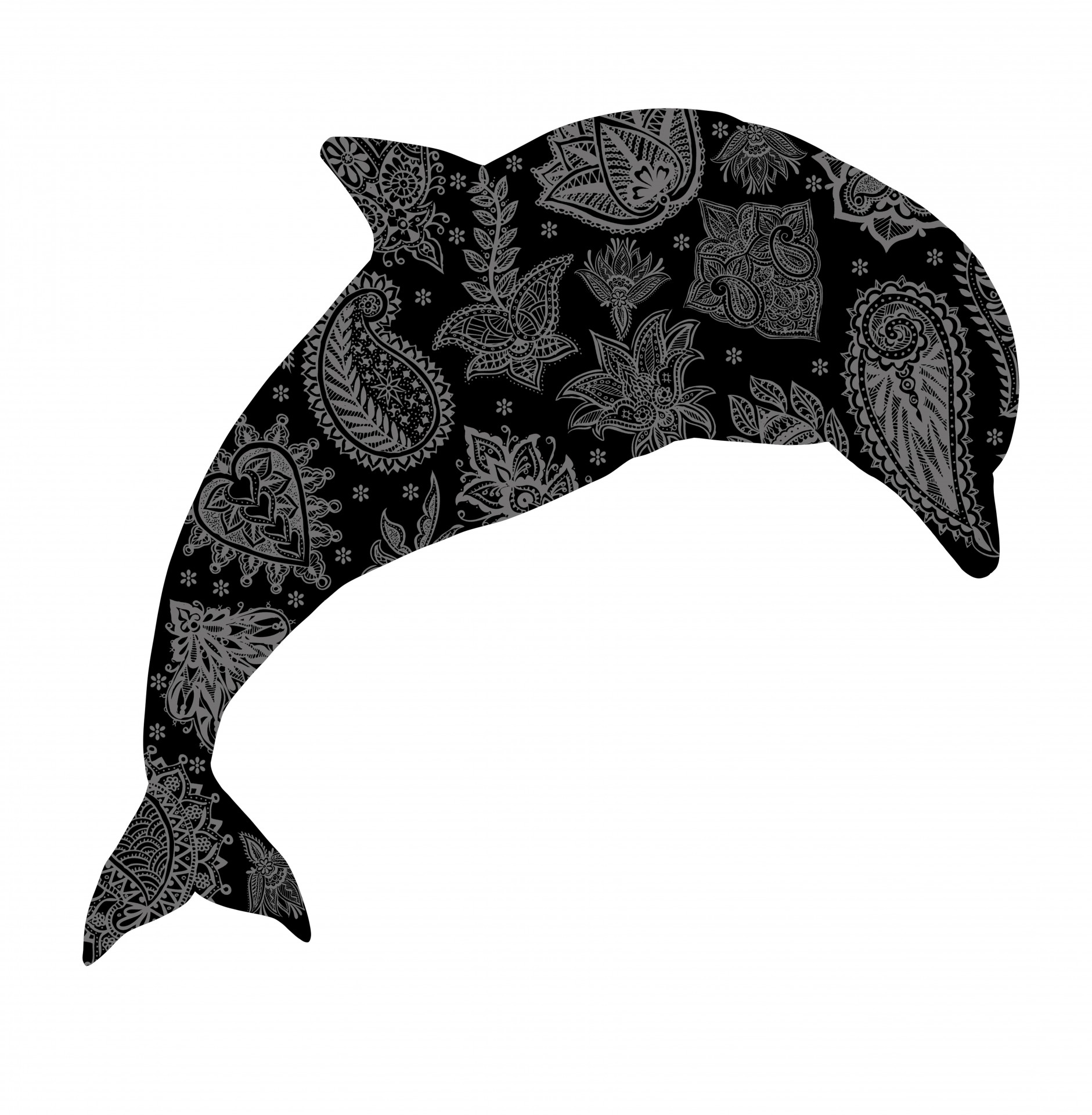dolphin henna mehndi pattern mehndi henna free photo