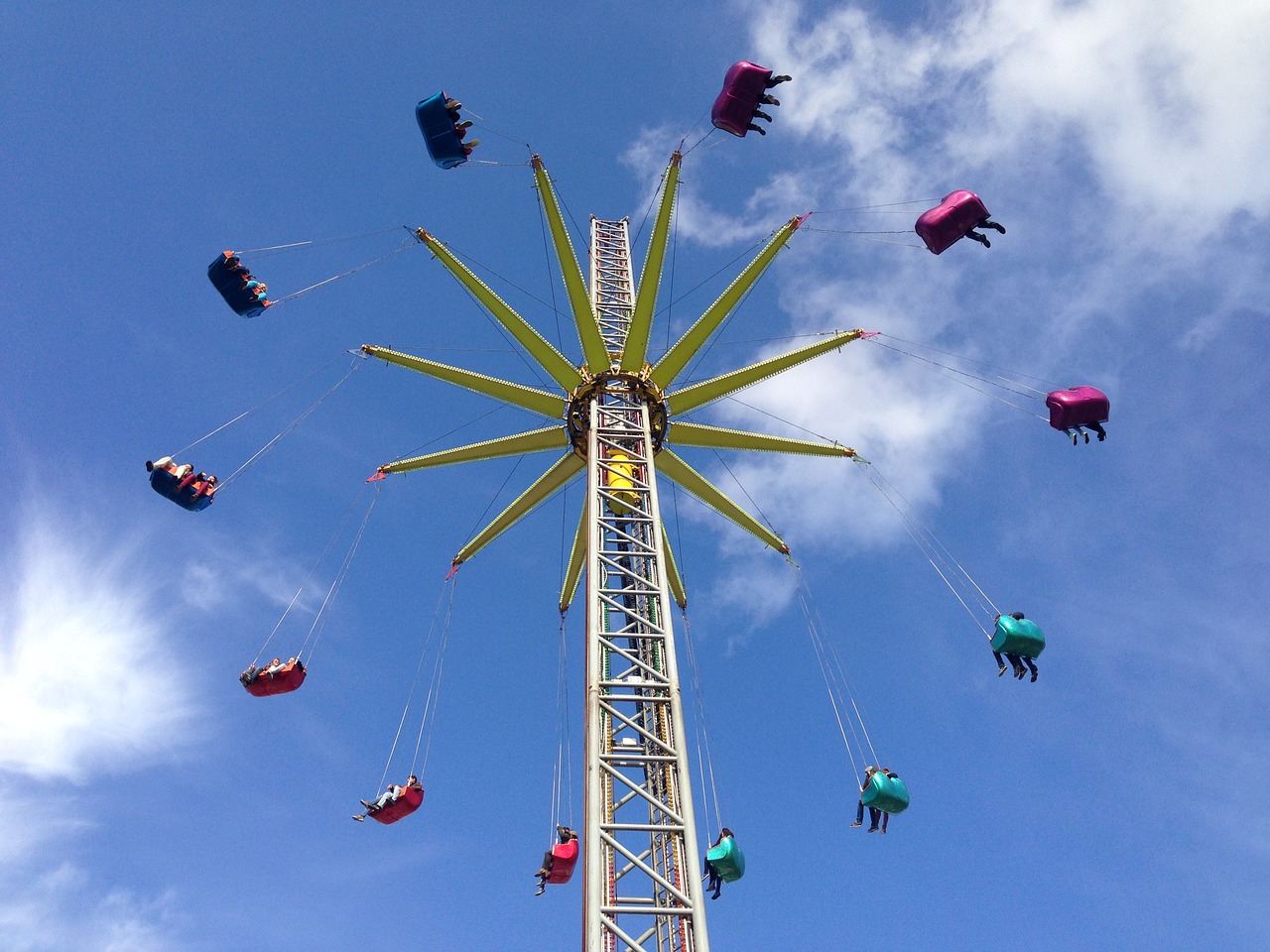 dom carousel sky free photo