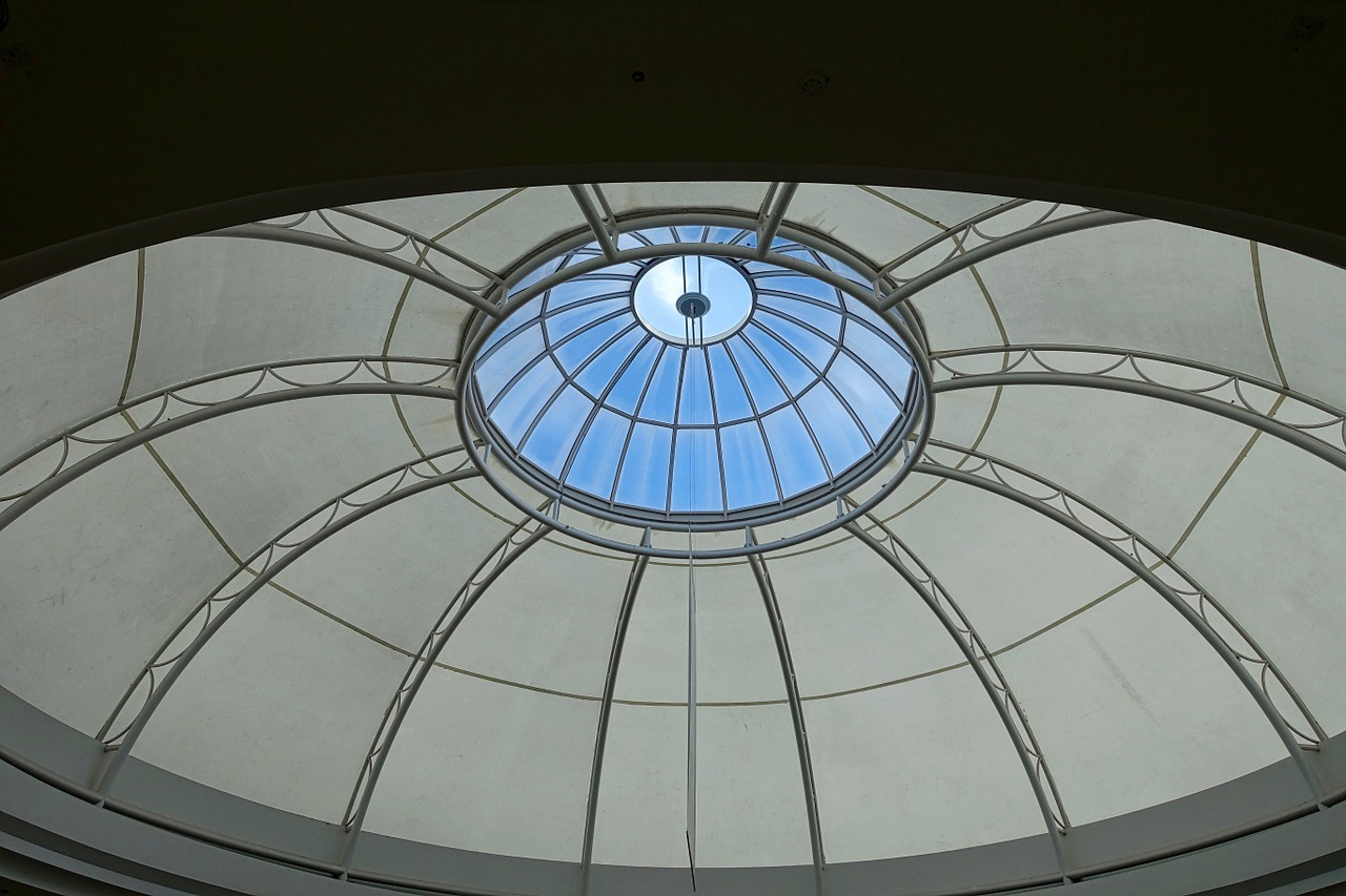 dome skylight circular free photo