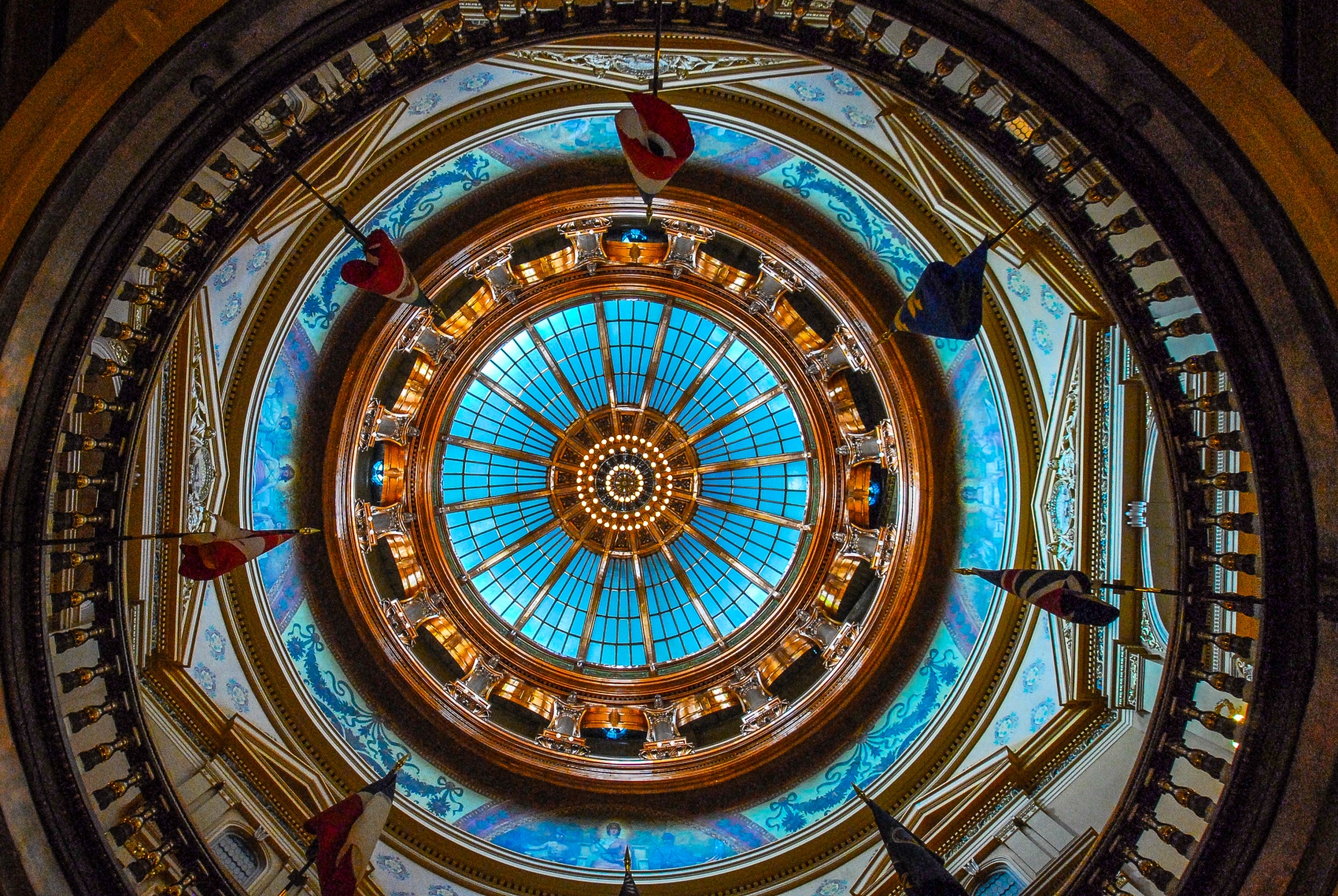 dome stained glass kansas free photo