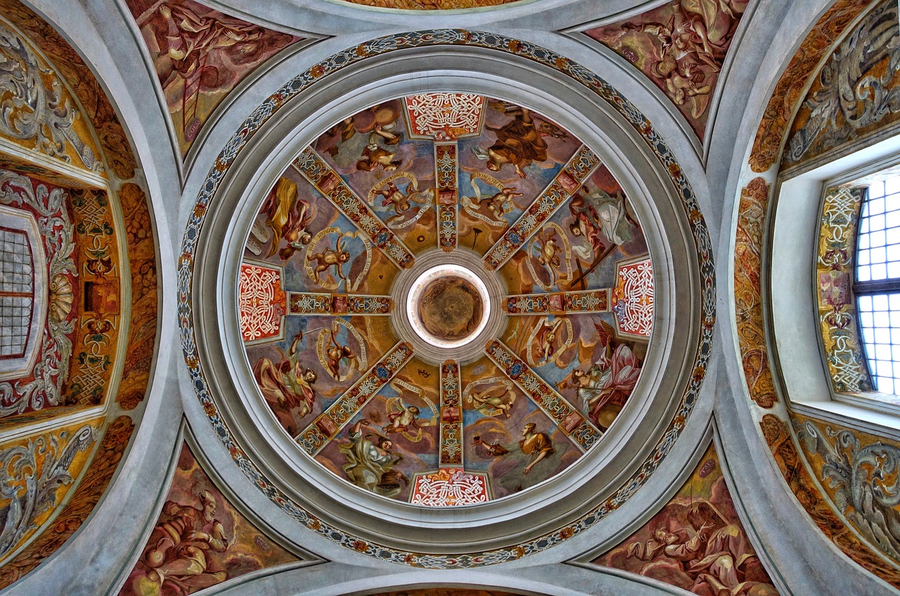 dome ceiling cathedral free photo