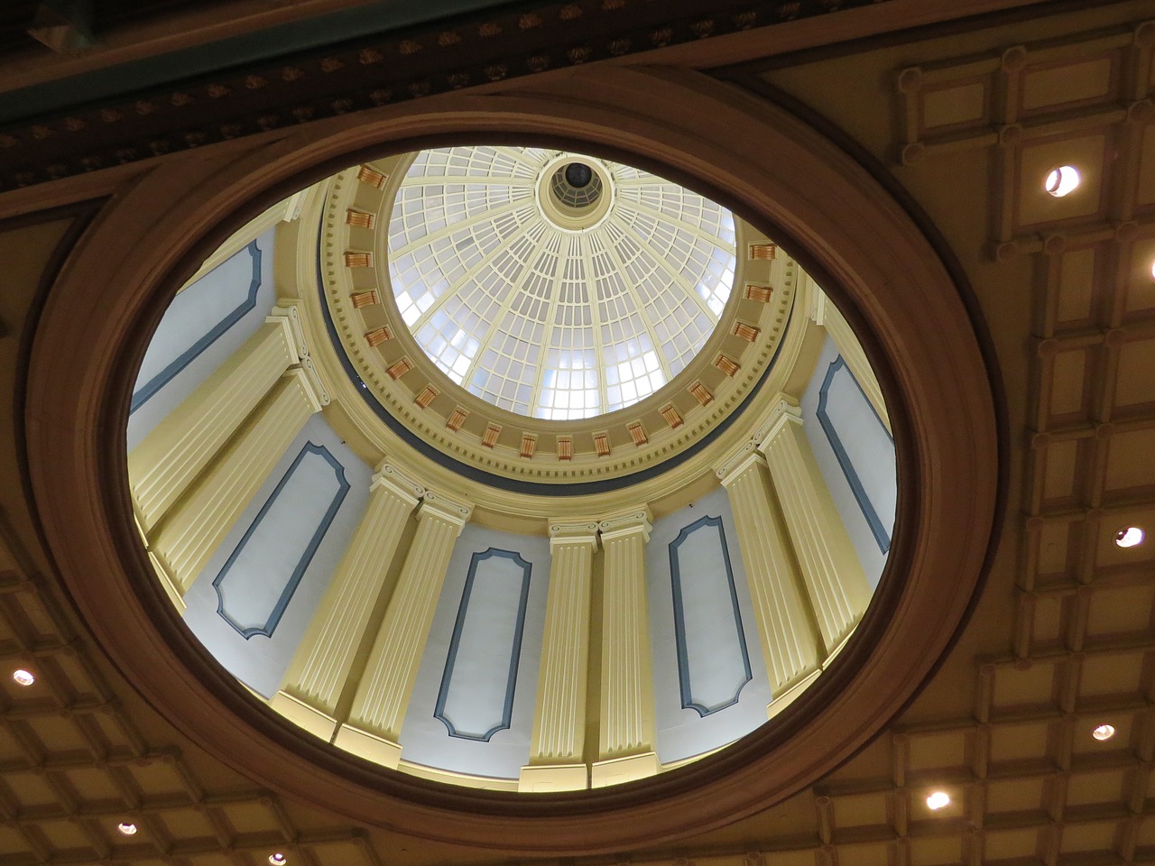dome building inside free photo