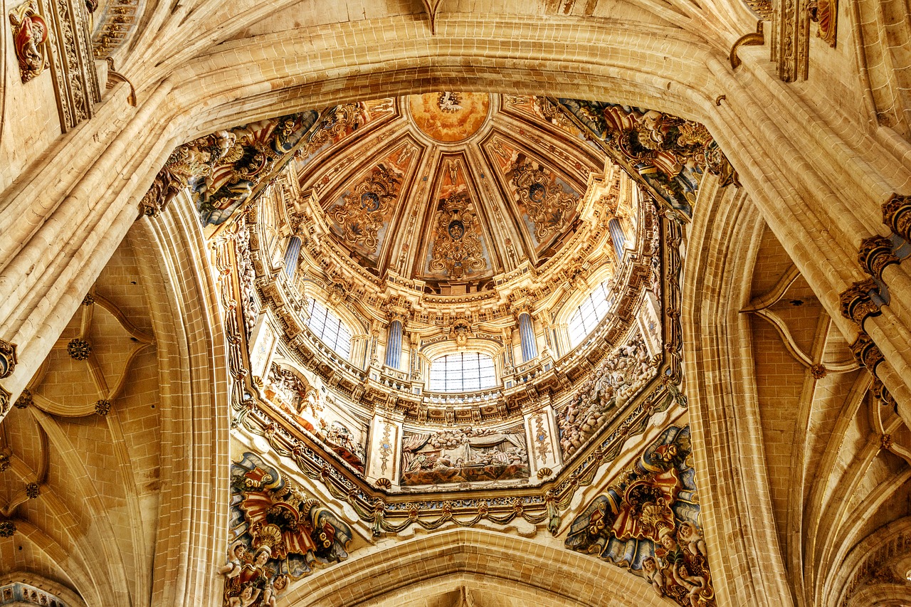 dome  cathedral  salamanca free photo