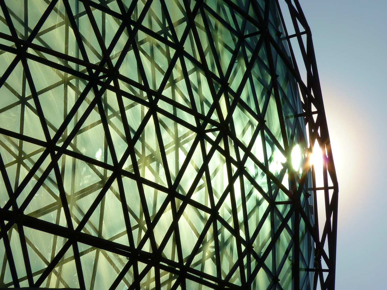 dome glass glass dome free photo