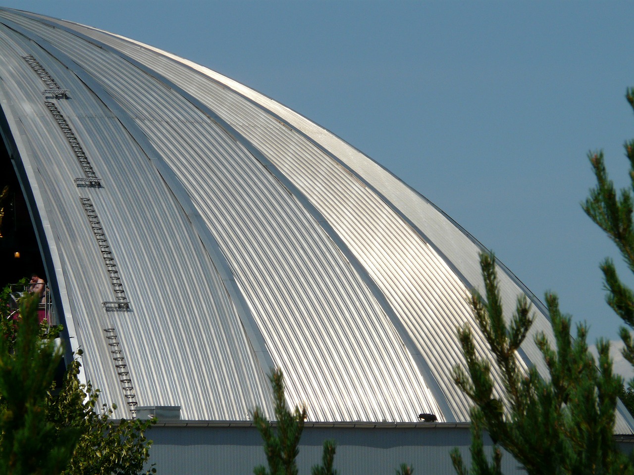 dome domed roof metal free photo