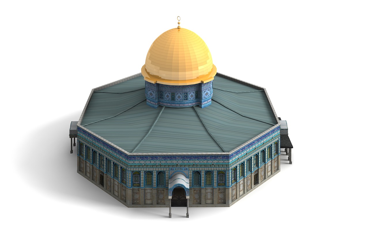 dome of the rock jerusalem architecture free photo