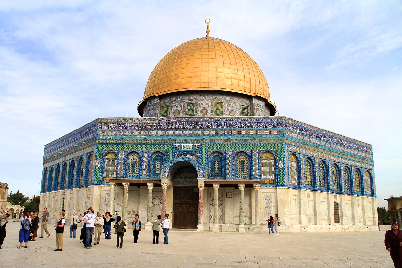 dome of the rock temple mount jerusalem free photo