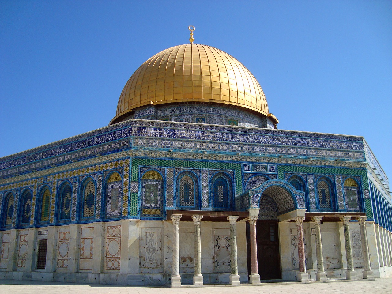 dome of the rock jerusalem israel free photo