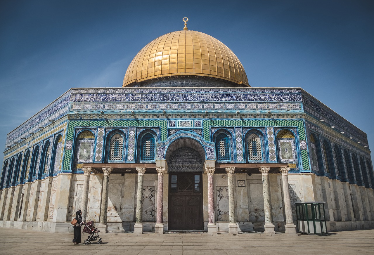 dome of the rock muslim dome free photo