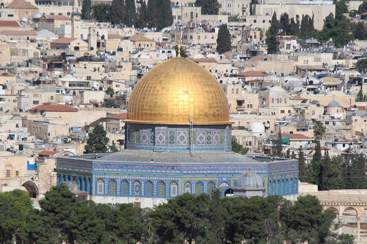 dome of the rock  islamic mosque  sacred place free photo