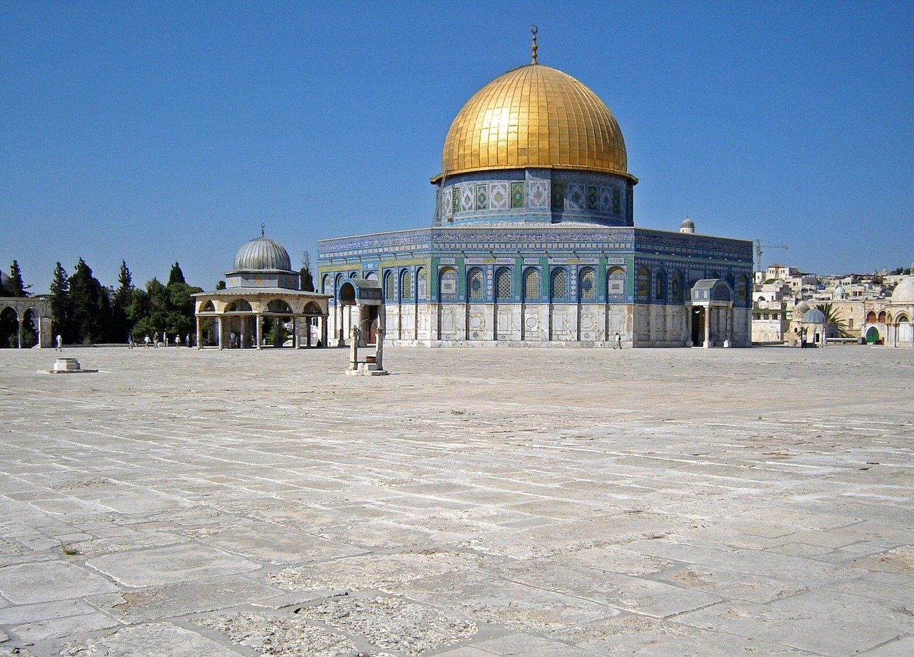 dome of the rock shrine temple free photo