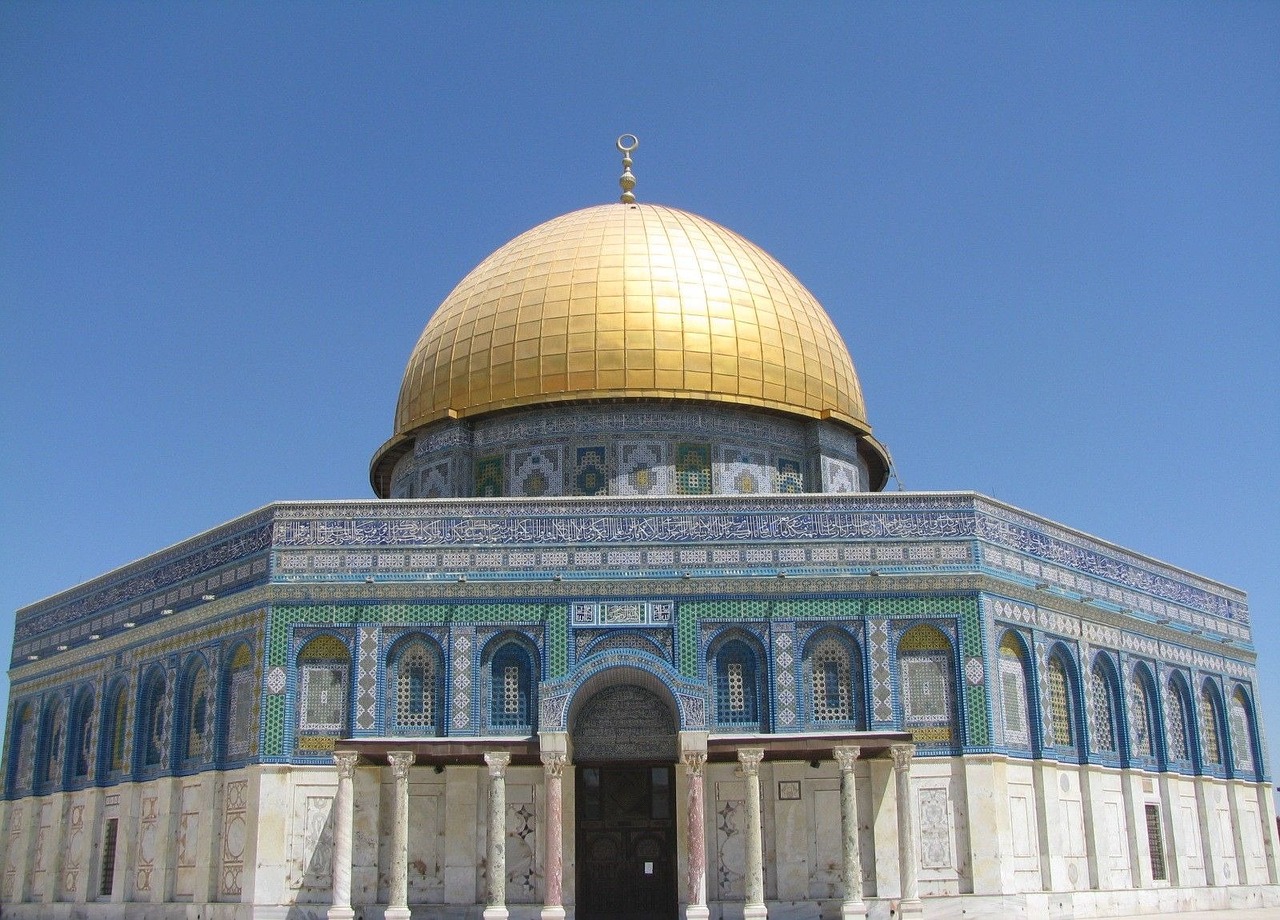 dome of the rock shrine temple free photo