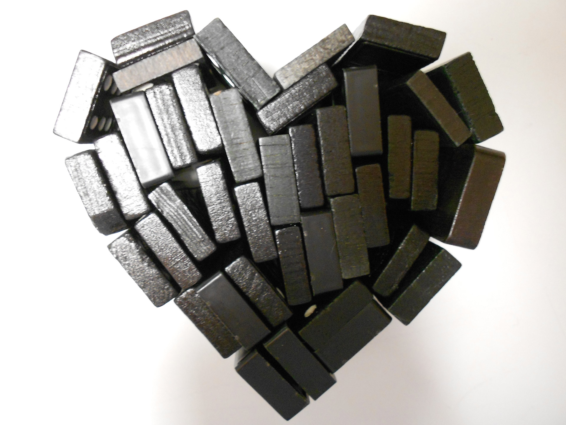 domino heart dominoes free photo