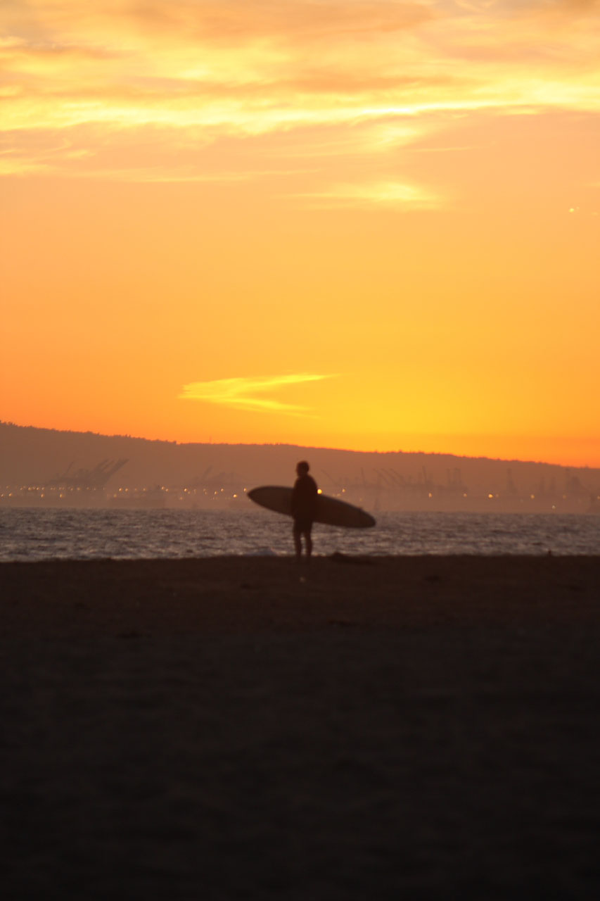surfer session sunset free photo