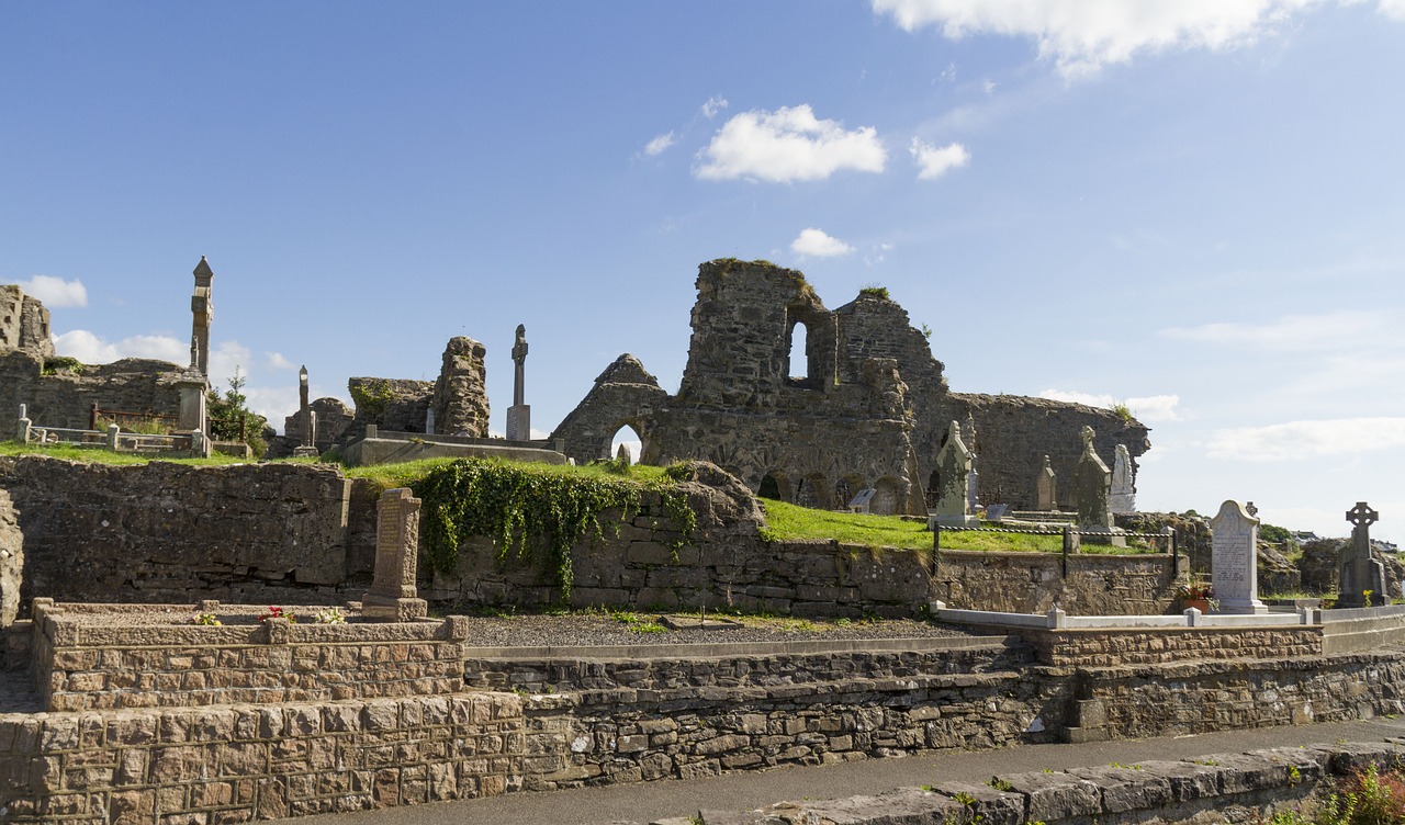 donegal ruins ireland free photo