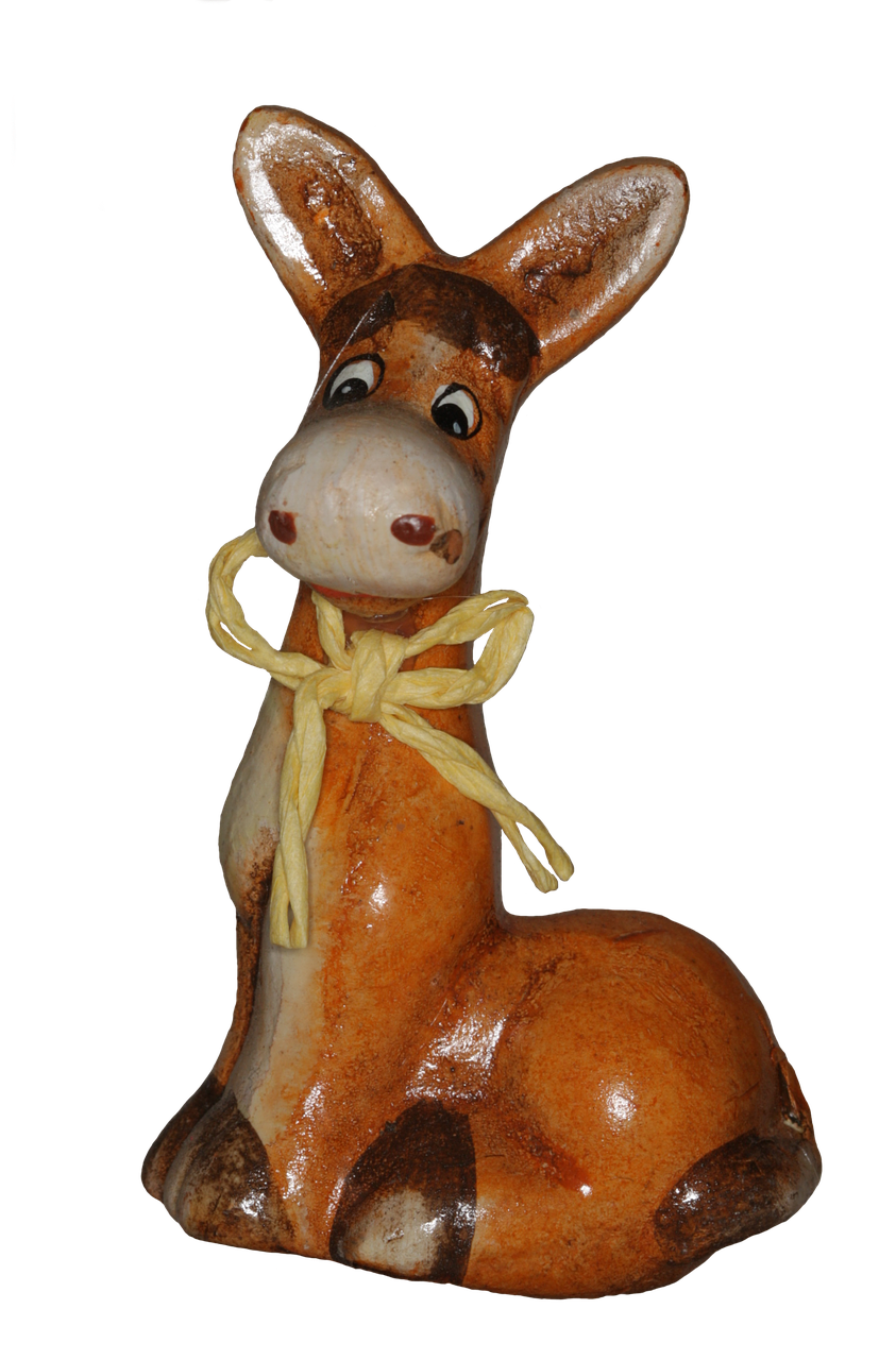 donkey ceramic decoration free photo