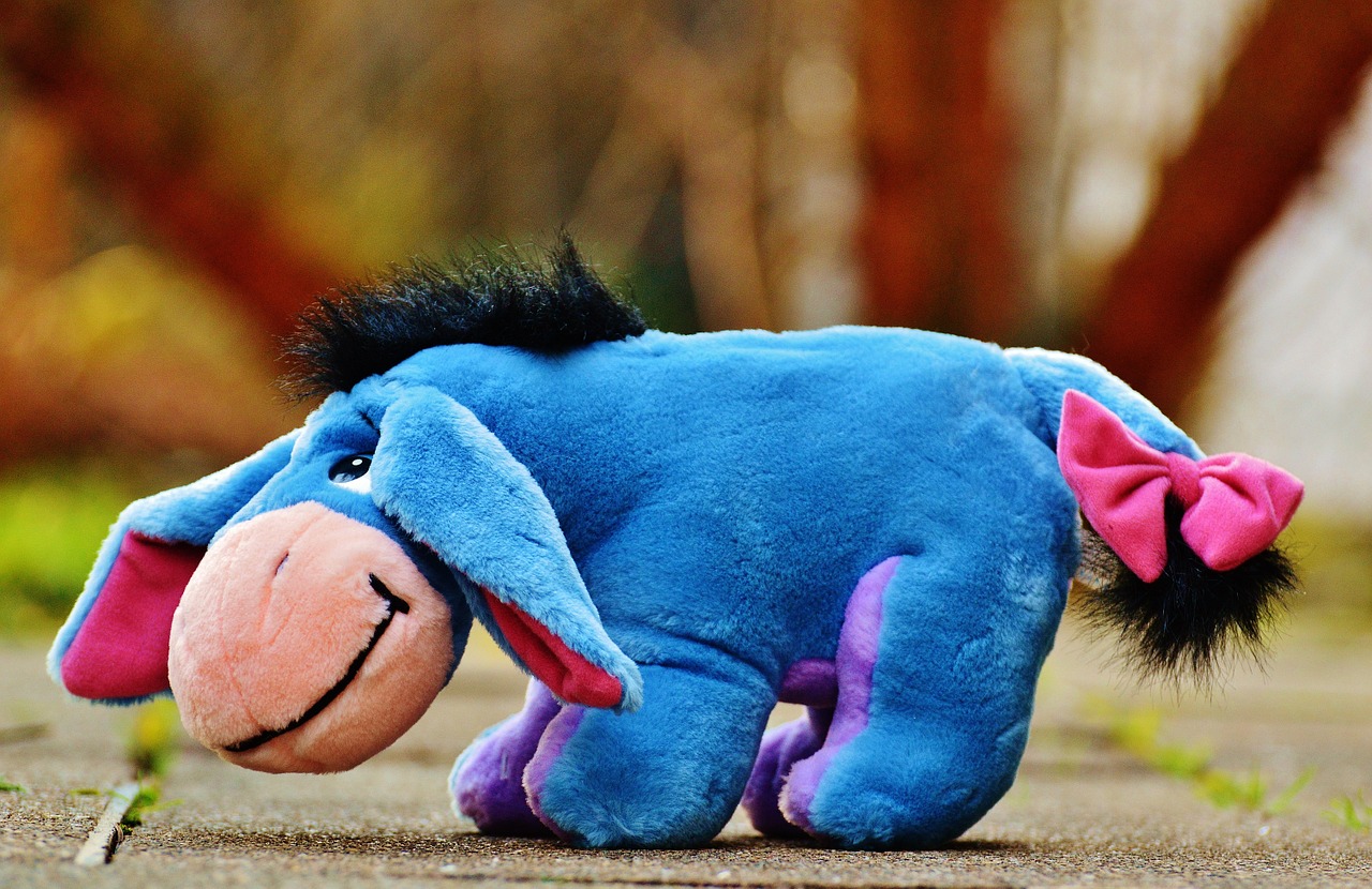 donkey funny stuffed animal free photo