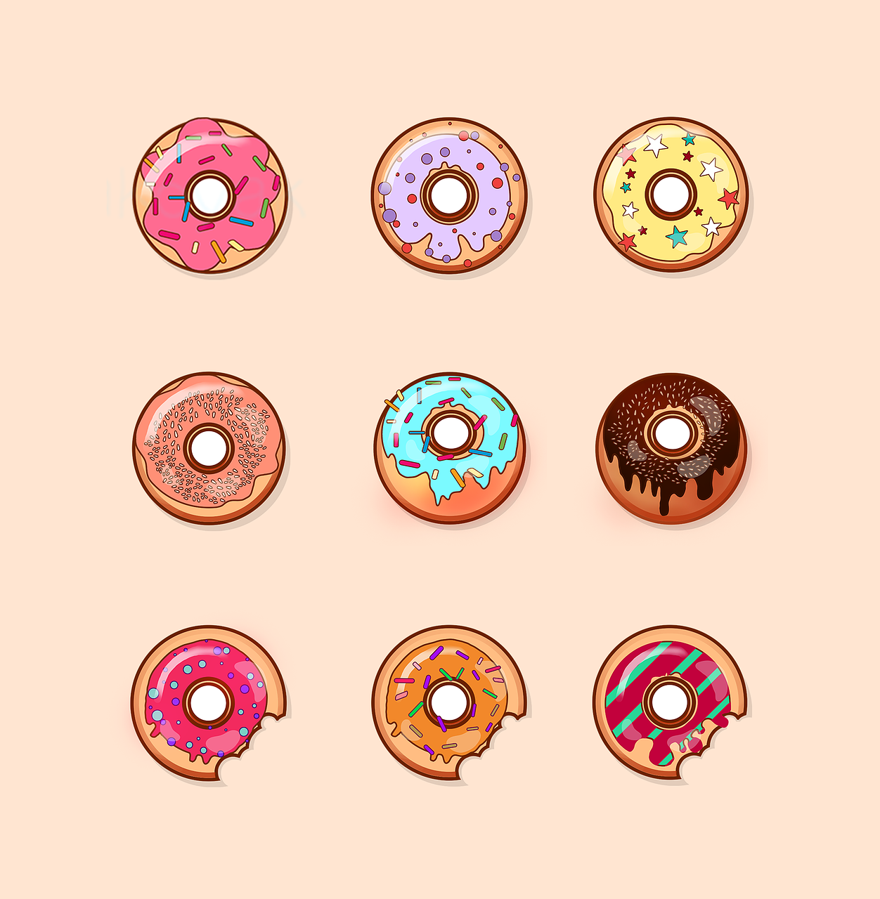 donut sweets baking free photo