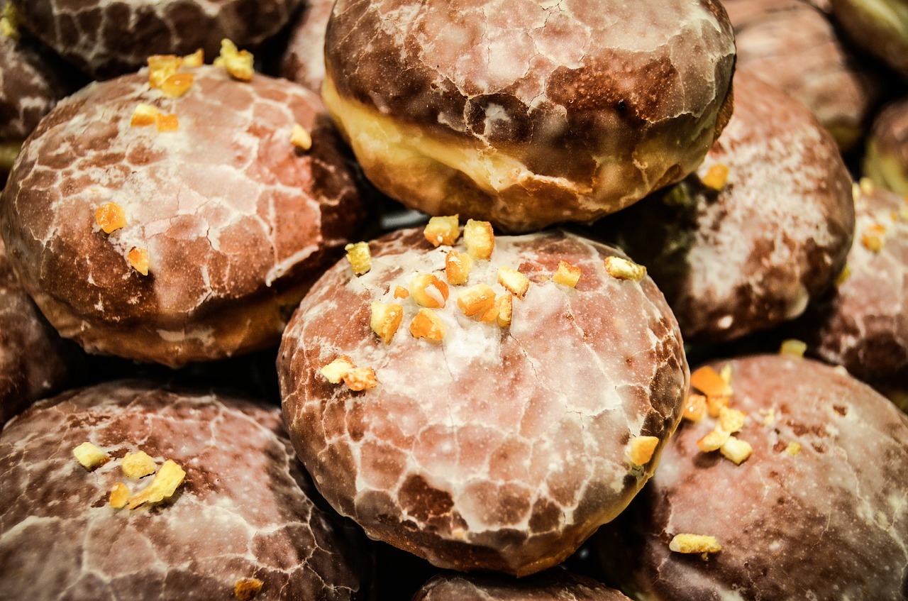 donuts sweets pastries free photo