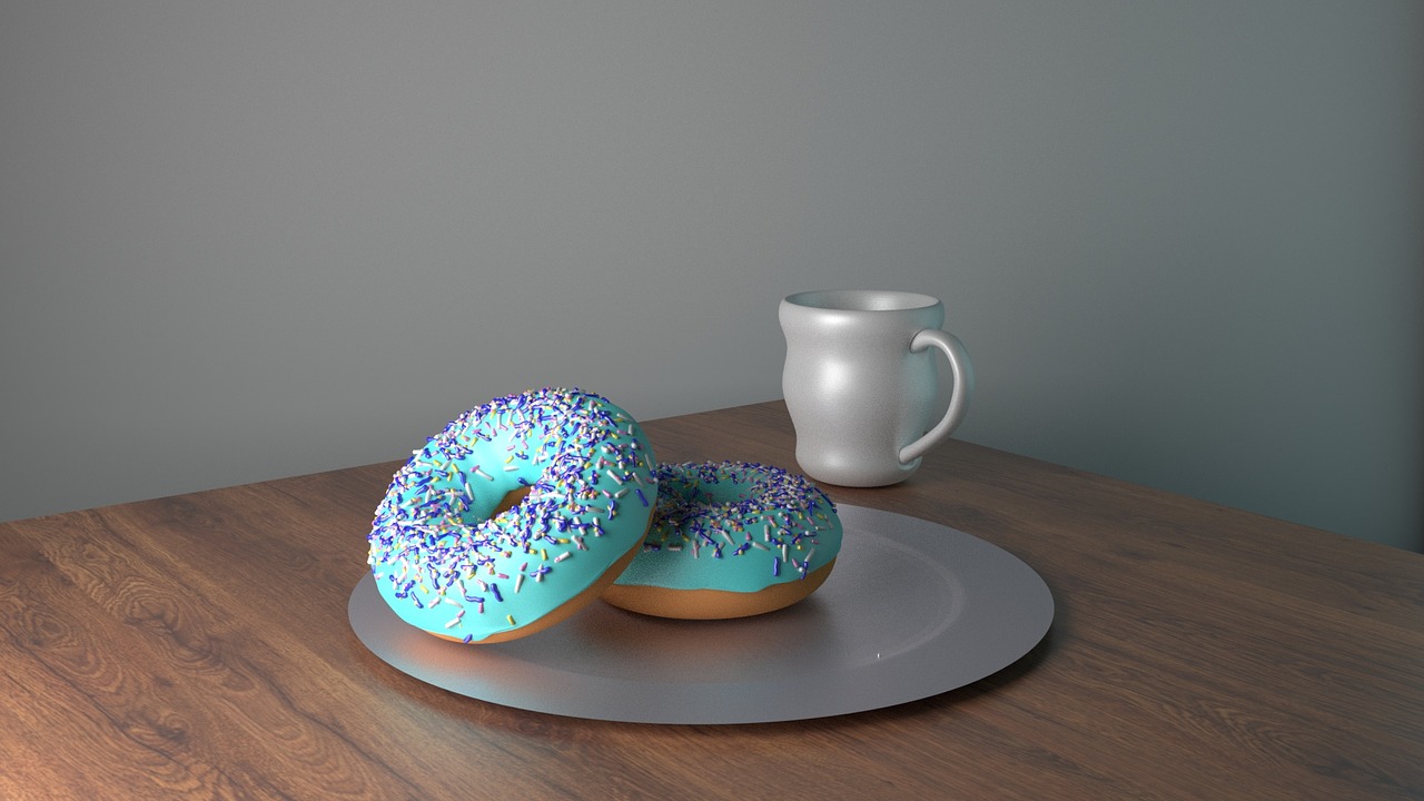 donuts donuts and mug mug free photo