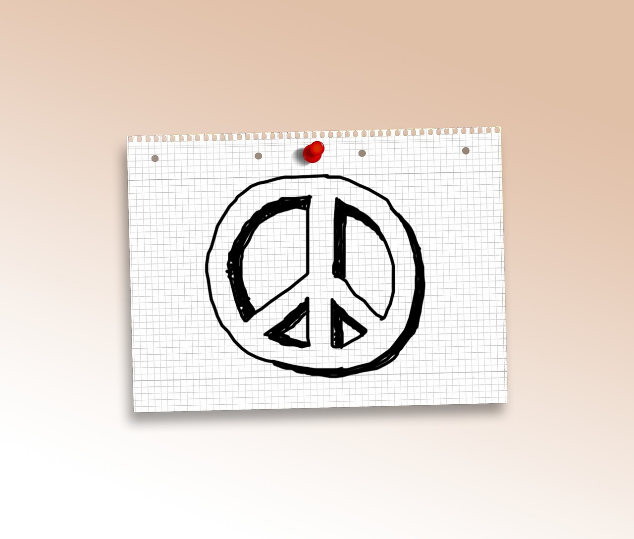 doodle peace characters free photo