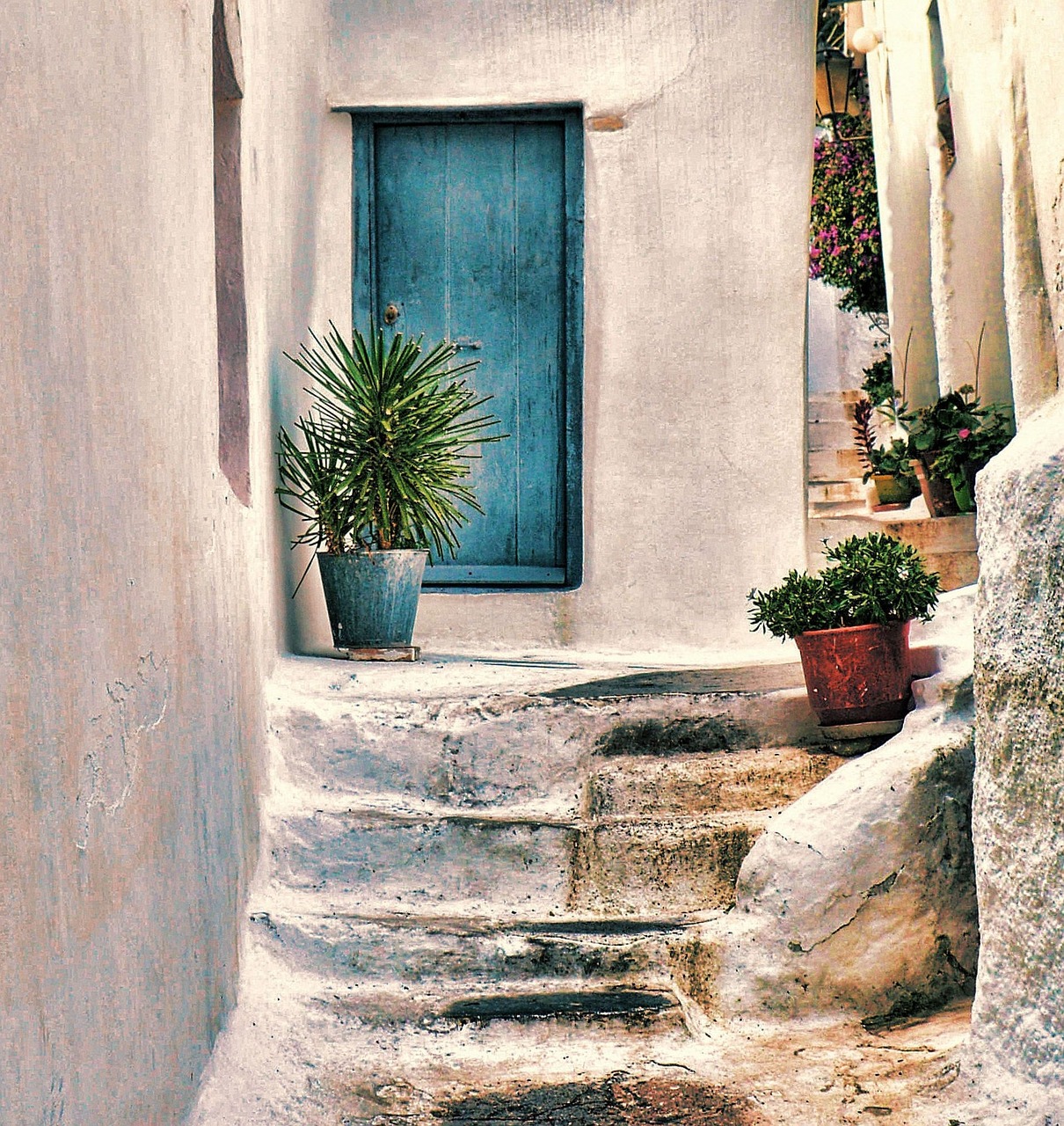 door greece color free photo