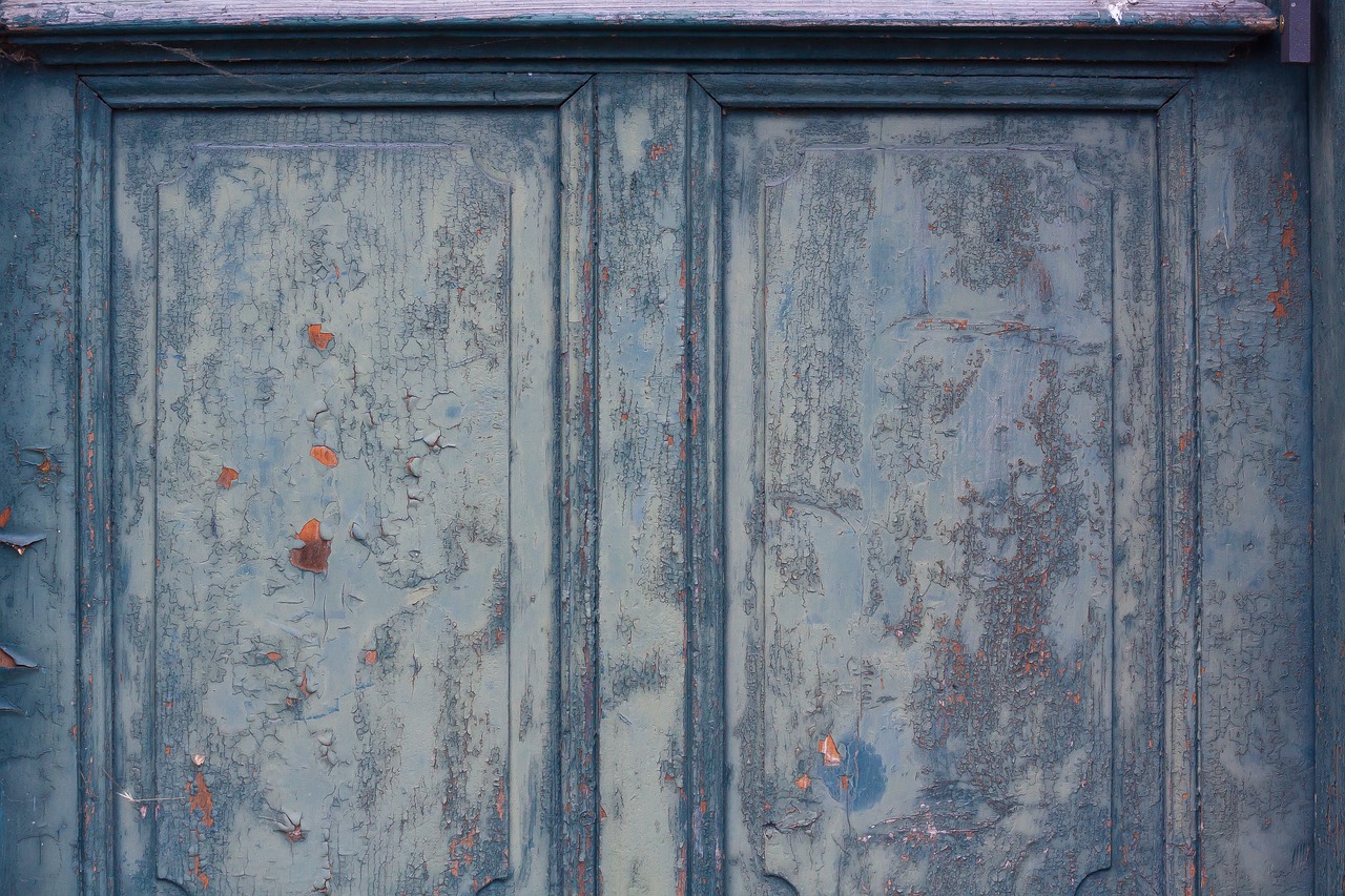 door wood grey free photo