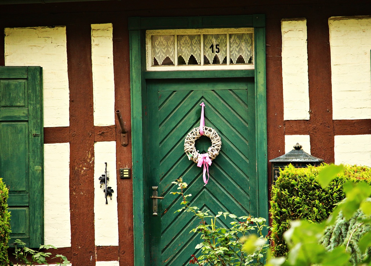 door truss wooden door free photo