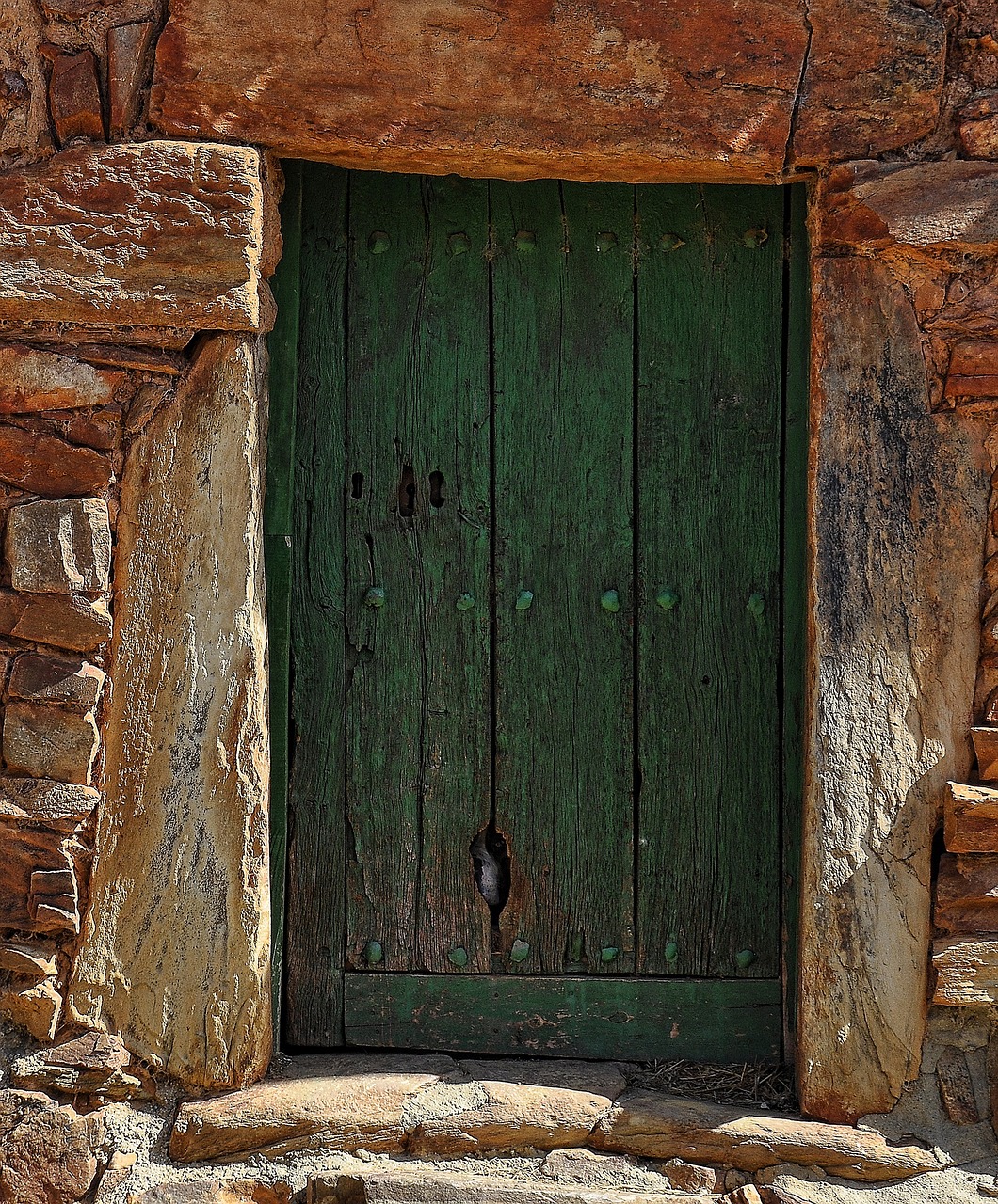 door bare wood old free photo