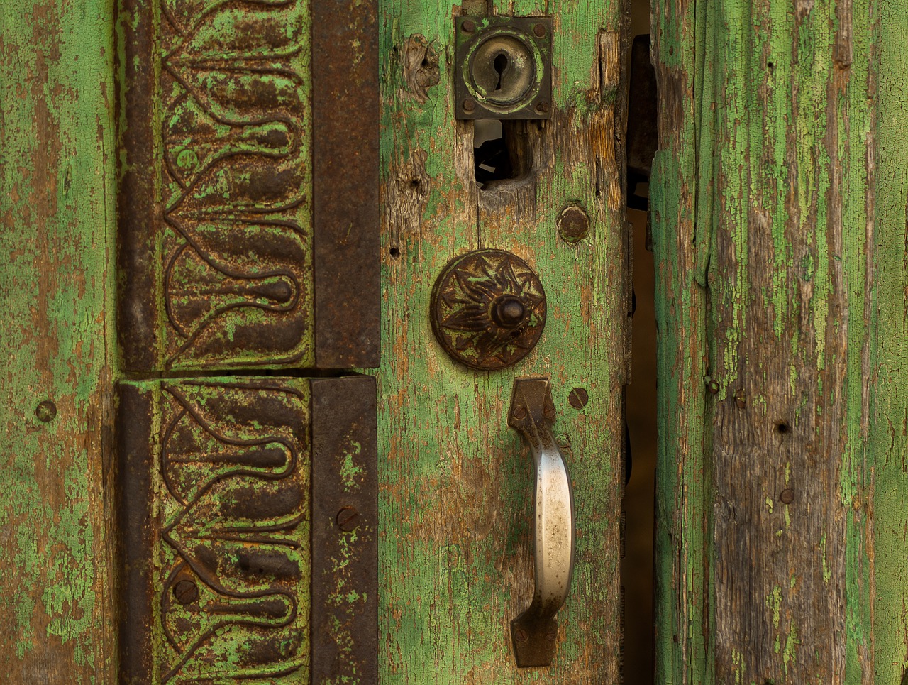 door lock wooden door free photo