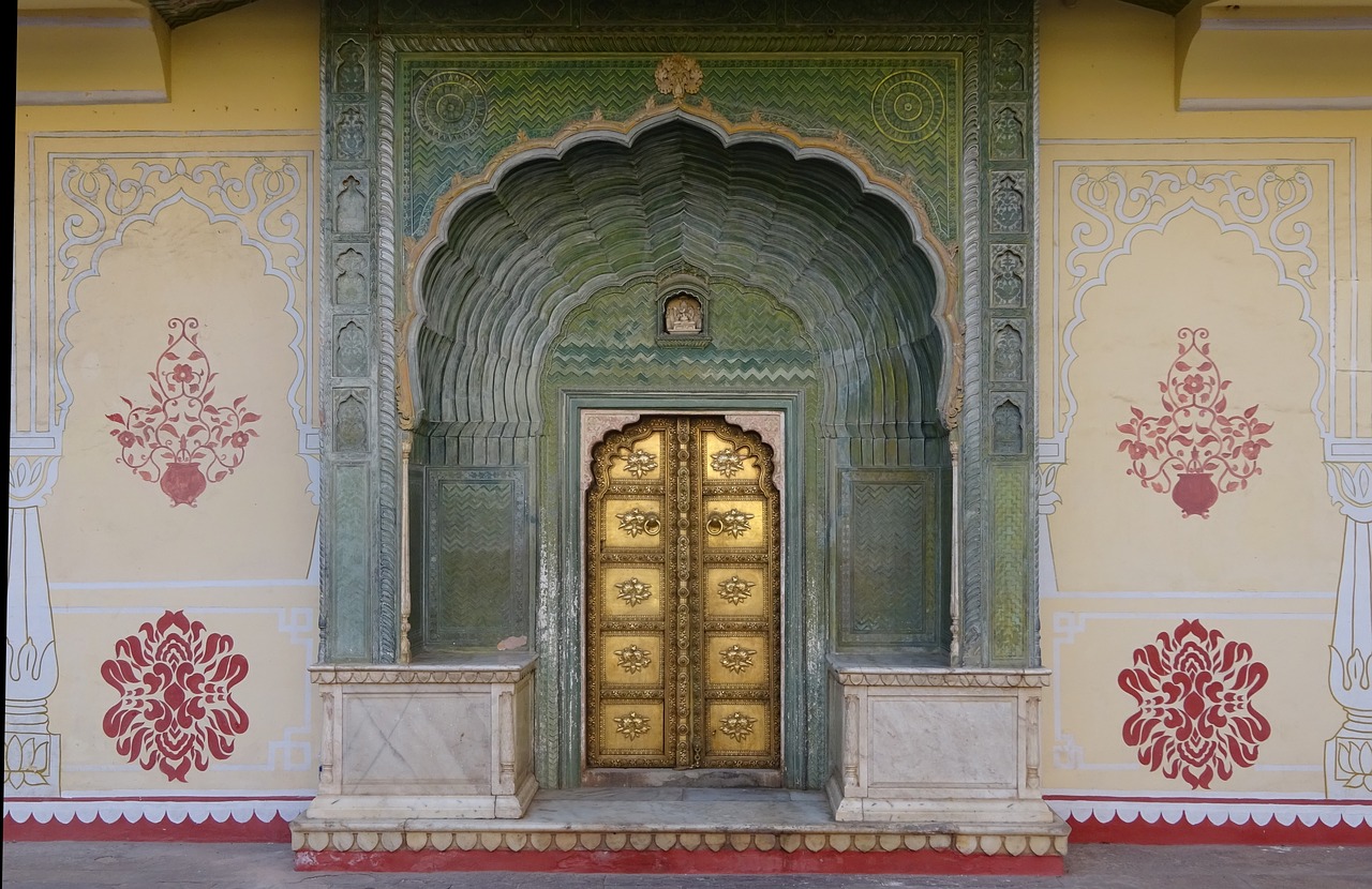 door palace rajasthan free photo